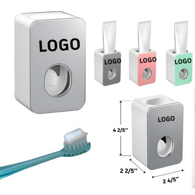 Wall Mounted Rectangular Automatic Toothpaste Squeeze Dispenser
