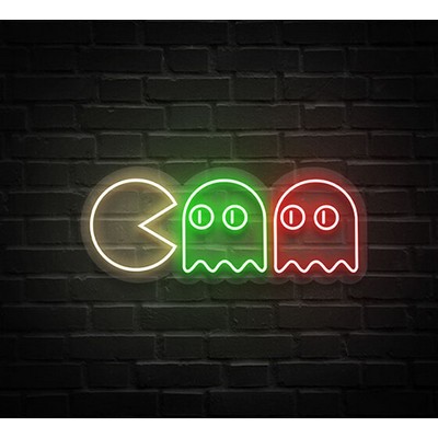 Chasing Ghosts Multicolour Neon Sign