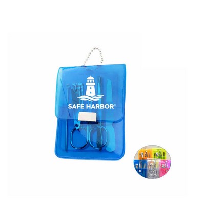 5" 1 Manicure Set in PVC Pouch