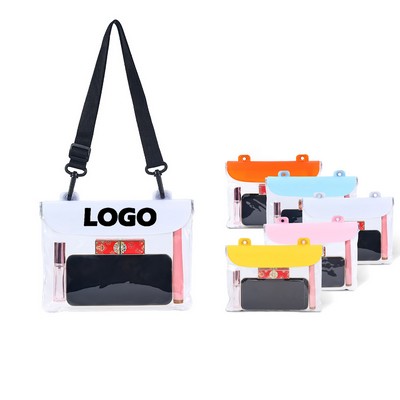 Clear PVC Waterproof Shoulder Bag