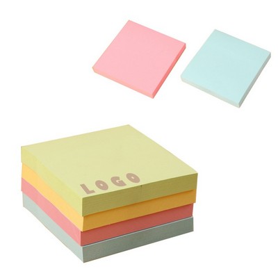 50-Sheet Square Multicolour Self-Adhesive Sticky Notes 3"X3" Low/MOQ