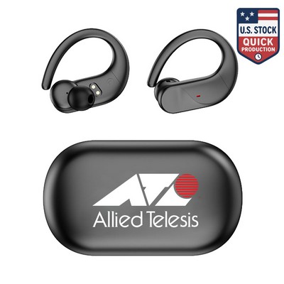 PulsePods Sport Earbuds with Secure Earhook Design & IPX5 Waterproof Rating