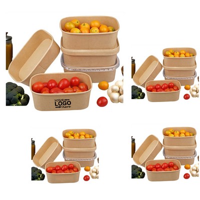 25 oz Kraft Meal Box Paper Containers