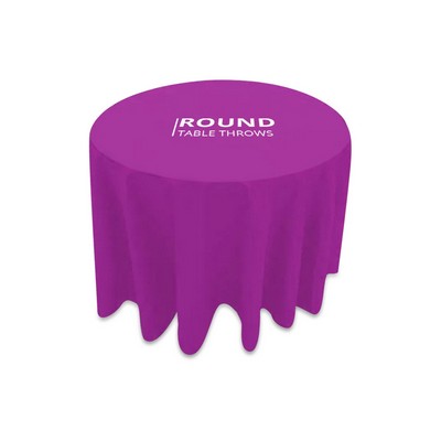 Round Table Throws, Standard Polyester Fabric (31.5" x 43")