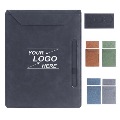 Business PU Leather Portfolio Clipboard