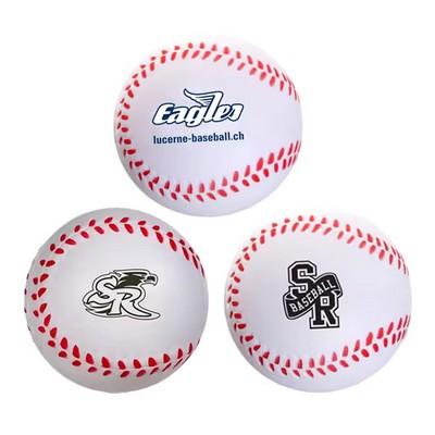 Baseball Shaped PU Stress Reliever