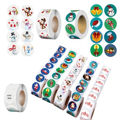 Christmas Roll Sticker