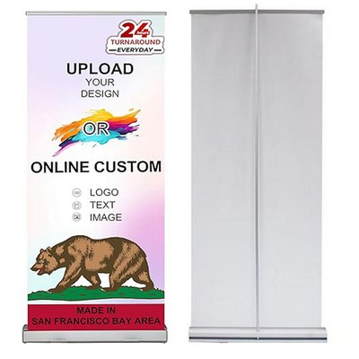 Econo Roll Retractable Banner Stand w/ Graphic - 31.5"x79"