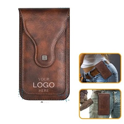 Multi-purpose Leather Waist Pouches