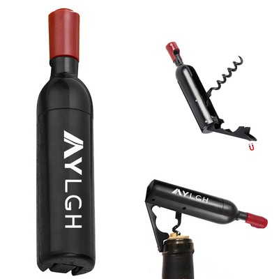 Bottle Shaped Corkscrew Opener