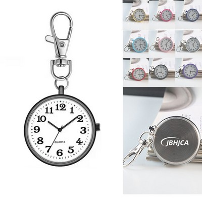 Mini Pocket Watch with Keyring