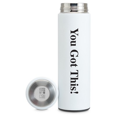 Stainless Steel White Bottle