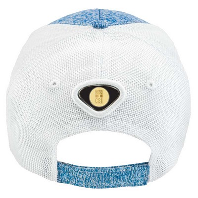 Blue Ball Cap W/ Gold Medallion