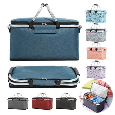 18L Foldable Insulated Picnic Basket