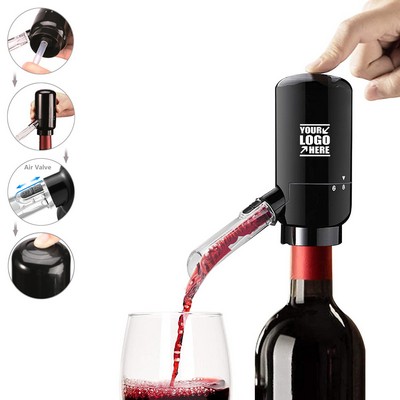 Electric Wine Decanter Aerator And Dispenser