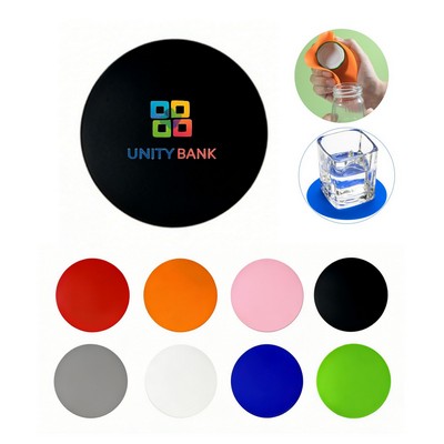 Full Color Silicone Jar Opener Coasters