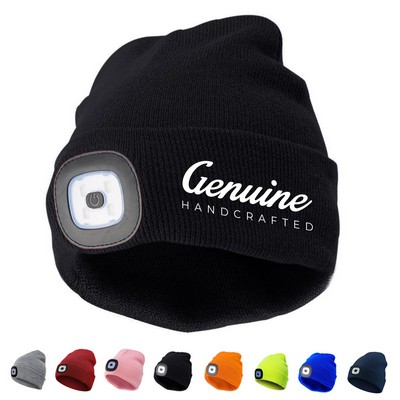 LED Illuminated Knit Beanie