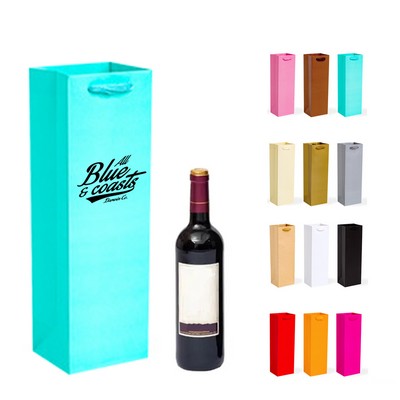 Double Wine Paper Tote Bag