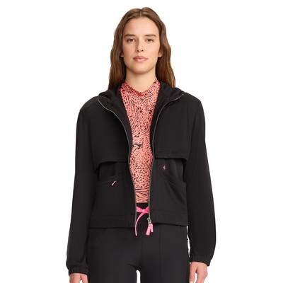 Med Couture - MC Lifestyle - Women's 3-Pocket Convertible Windbreaker Jacket