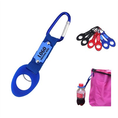 2-In-1 Bottle Holder Carabiner Keychain