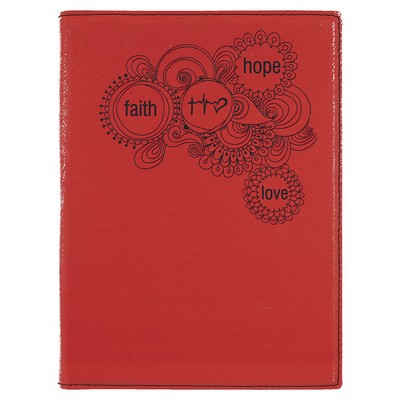 Leatherette Portfolio with Notepad