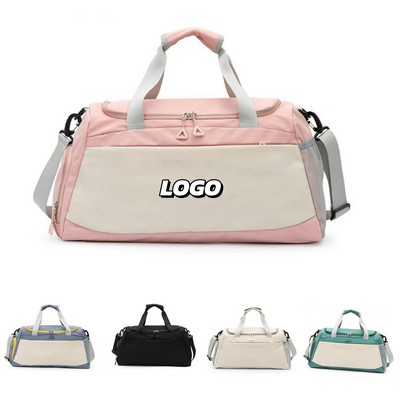 Dry-Wet Separation Sports Duffel Bag For Travel
