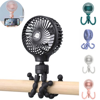 Portable Fan With Flexible Tripod
