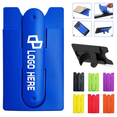 Silicone Cards Holder Phone Stand