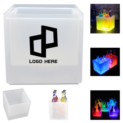 Led Colorful Light Ice Bucket