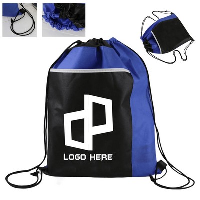 16.14X13.39 Inch Terylene Drawstring Backpack