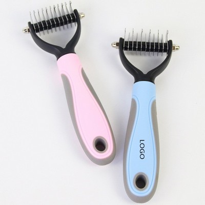 Double Sided Pet Demitting Comb