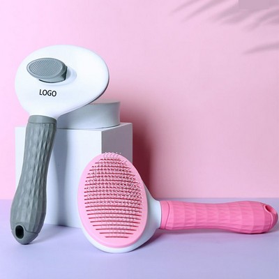 Self-Cleaning Pet Grooming Brush