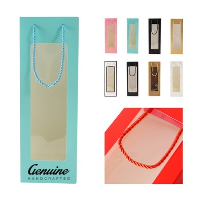 Kraft Paper Wine Gift Bag