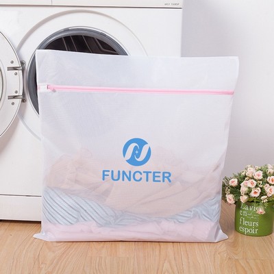 24x24" Zippered Fine Mesh Laundry Bags Laundry Wash Bags for Delicates-Heat Transfer