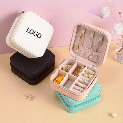 Portable PU Jewelry Box