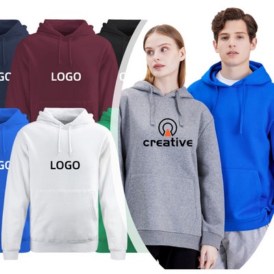 Unisex Classic Fleece Solid Color Hoodie