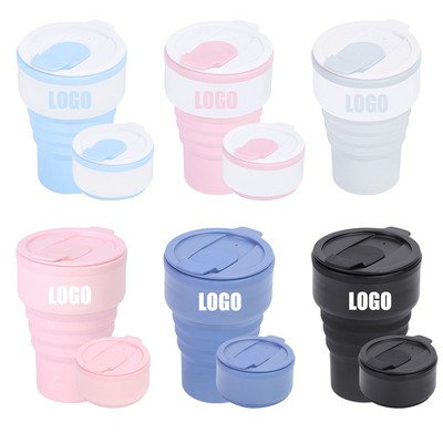 13oz Collapsible Travel Cup Silicone Bottle