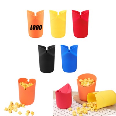 Foldable Silicone Popcorn Bucket