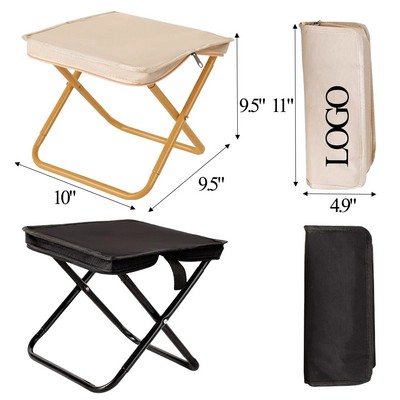 Large Outdoor Folding Stool Portable Carrying Case