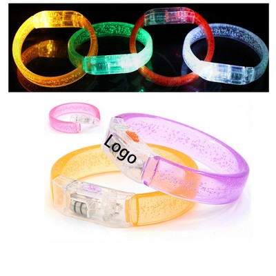 Crystal Flashing Colorful Broadband Luminous LED Bracelet