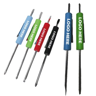 Pocket Screwdriver with Reversible Blade