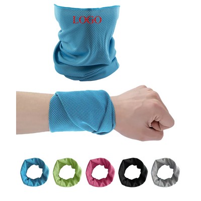 160GSM Quick Dry Sports Wristband Microfiber Cooling Sweat Absorbing Towel MOQ100PCS