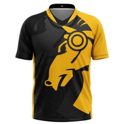Full Custom Dye Sublimated Short Sleeve Premium ESport Jersey - USA MADE