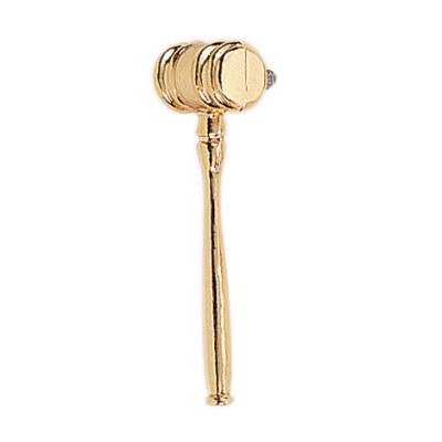 4" Gold Metal Gavel