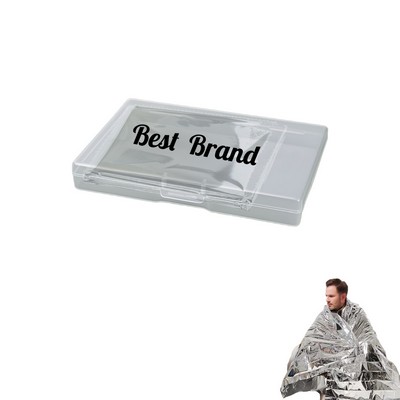Portable Emergency Blanket With Case