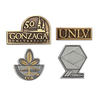 1 7/8" Die Struck Antique Lapel Pin