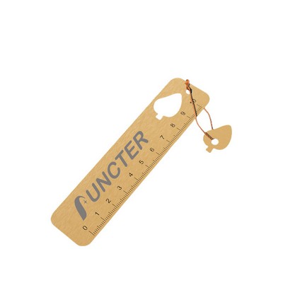 Leaf Shape Hollowed Out Metal Bookmark