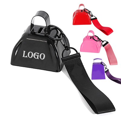 3" Tall Cowbell With Keychain