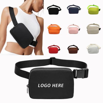 Cross Body Zipper Belt Bag