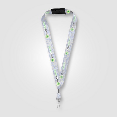Orris rPET J Hook Lanyard – 36" x 1" - Sublimation